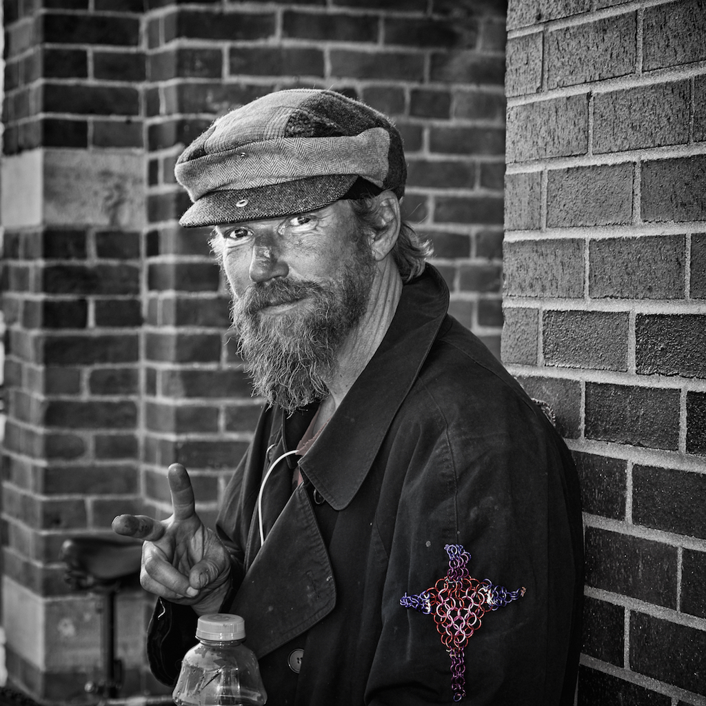 gratitude expressed, "made this cross for me."